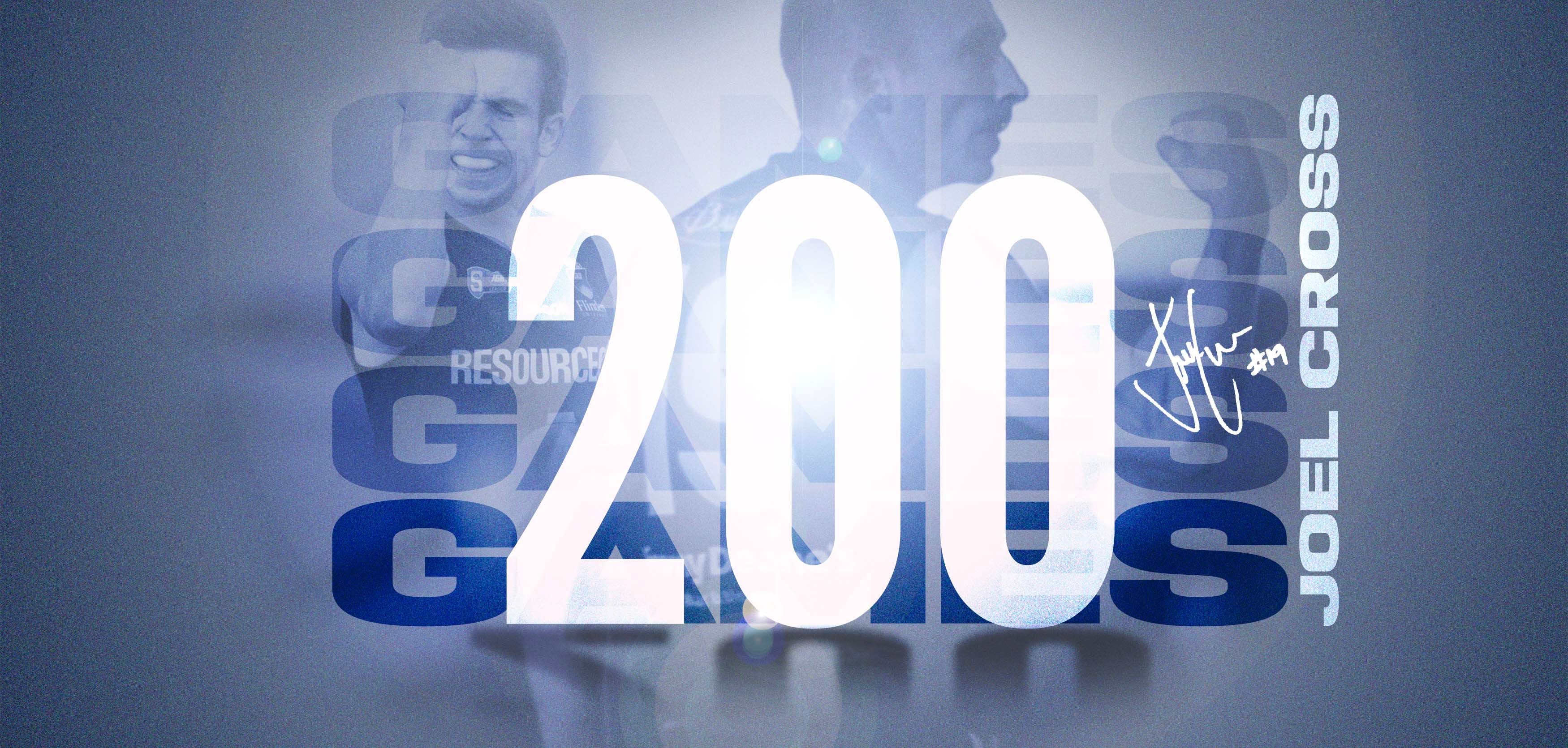 Joel Cross Joins the 200 Club Joel Cross Joins the 200 Club